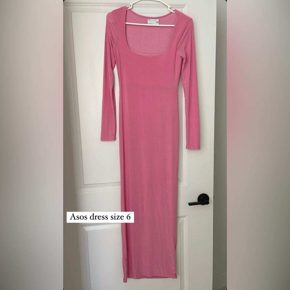 Asos pink dress